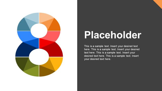 Creative Low Poly Mosaic Number