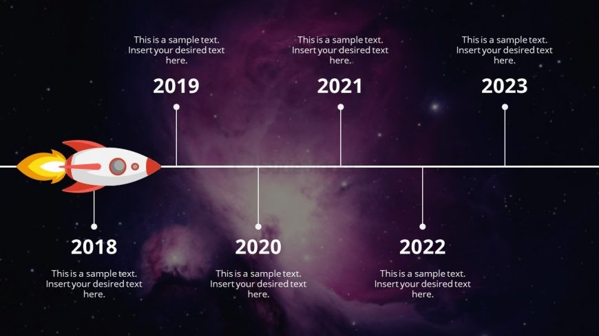 Roadmap PowerPoint Spaceship Concept