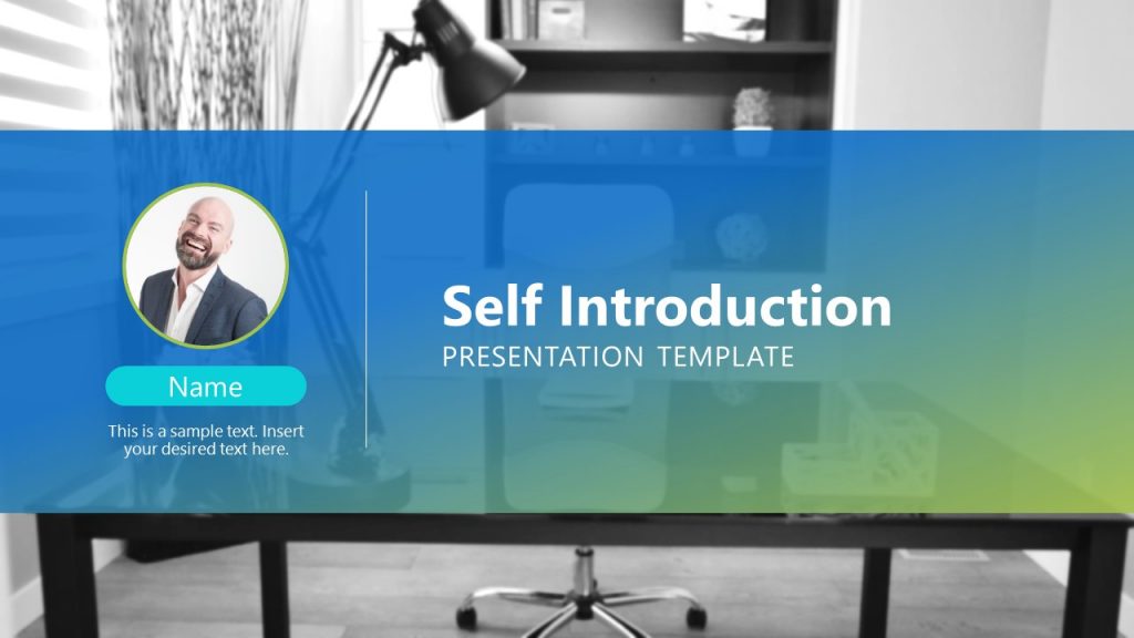 present yourself in a presentation