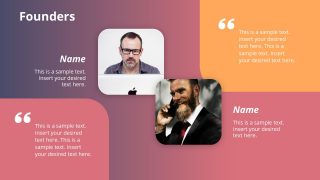 PPT Introduction of Company Founders