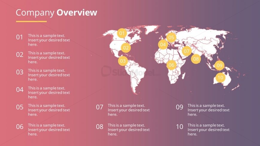 Creative Slides World Map 