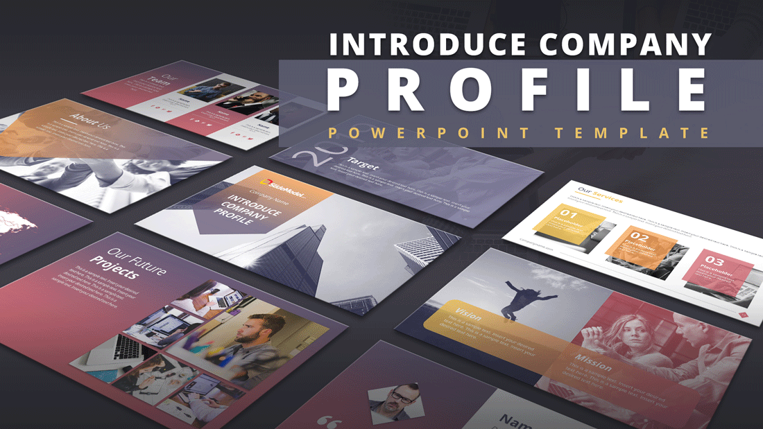 Introduce Company Profile PowerPoint Template - SlideModel