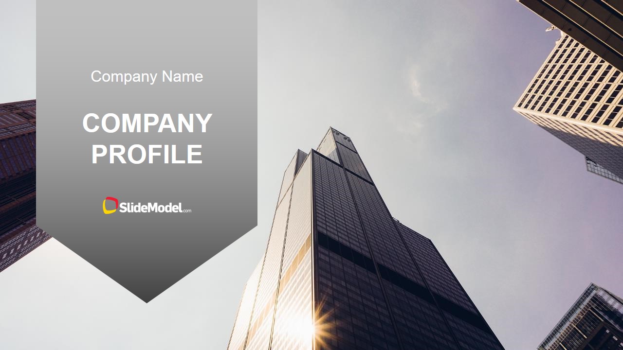 Executive Company Profile PowerPoint Template Throughout Business Profile Template Ppt