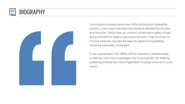 Creative and Professional Resume Slide