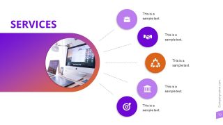 Infographic 5 Services Presentation 