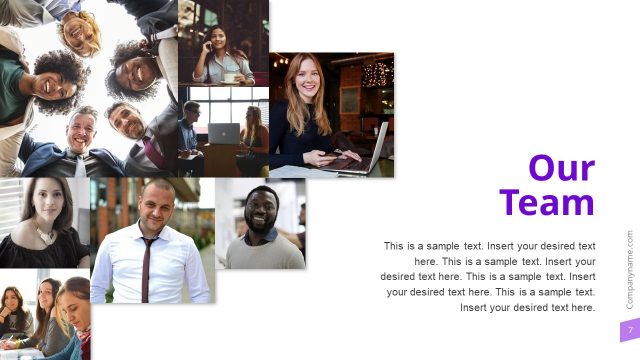 Collage PowerPoint Team Template