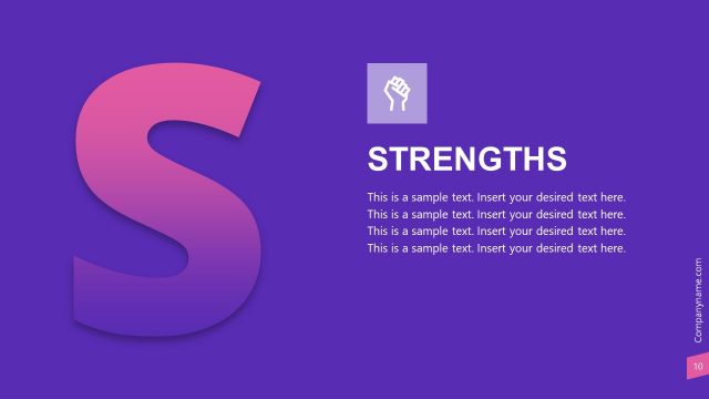SWOT Analysis Slide Template