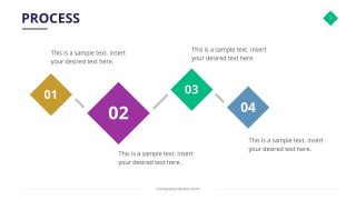 Horizontal PowerPoint Timeline Diagram