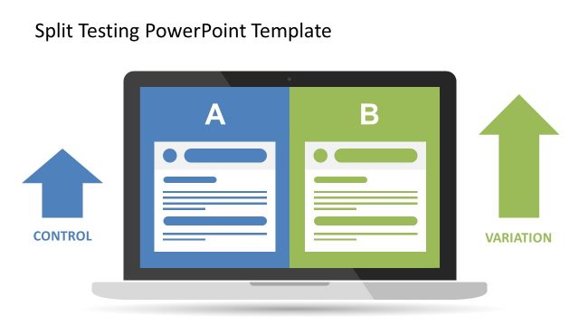 PowerPoint Template of Split Testing