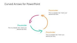 Slide of 3 Arrow PowerPoint Cycle