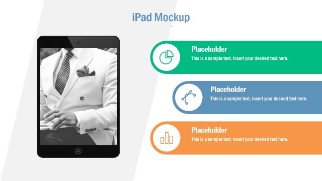 Mockup for Ipad Infographic Template