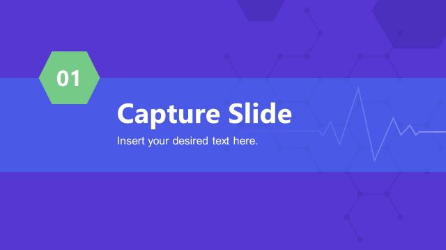 Pharma Template with Hexagon Shapes