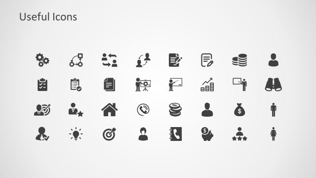 Infographic PowerPoint Useful Icons