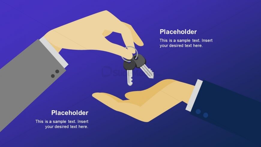 Keys and Hands Template Design