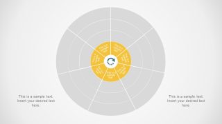 Presentation Layout with Circular Diagram