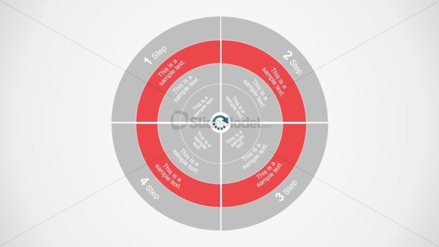 Concentric Circles PowerPoint Diagram
