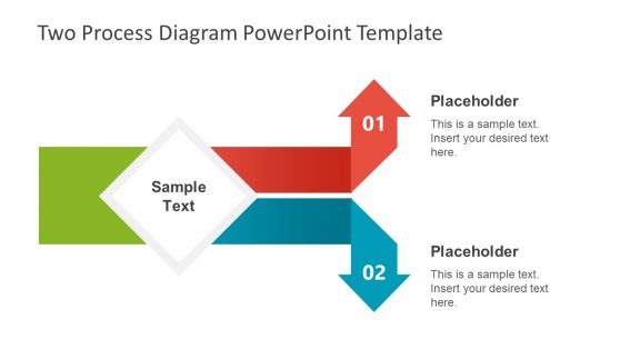 Split Arrows PowerPoint Diagram