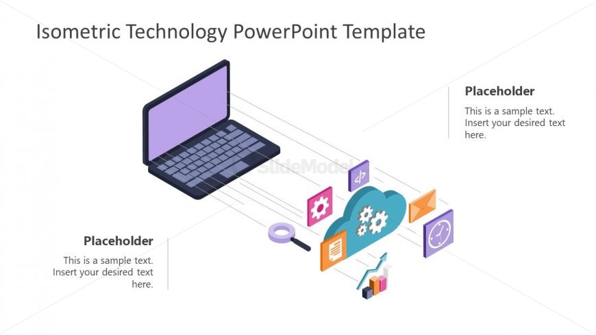 Slide of Isometric Technology PowerPoint