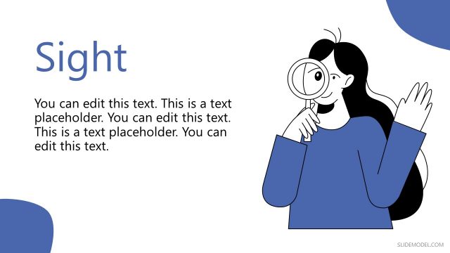5 Senses Sight Template PowerPoint