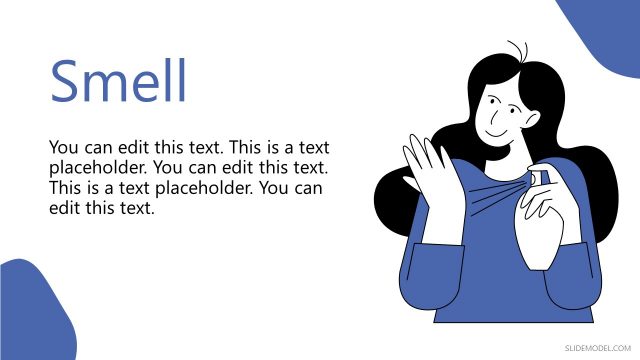 5 Senses Smell Template PowerPoint