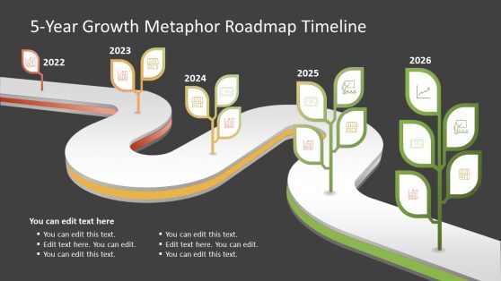 blank road map template