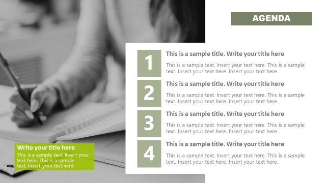 Editable Agenda Slide for Consultancy Presentation