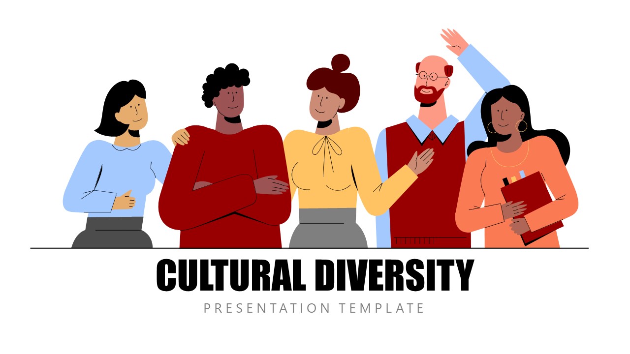 Cultural Diversity PowerPoint Template SlideModel