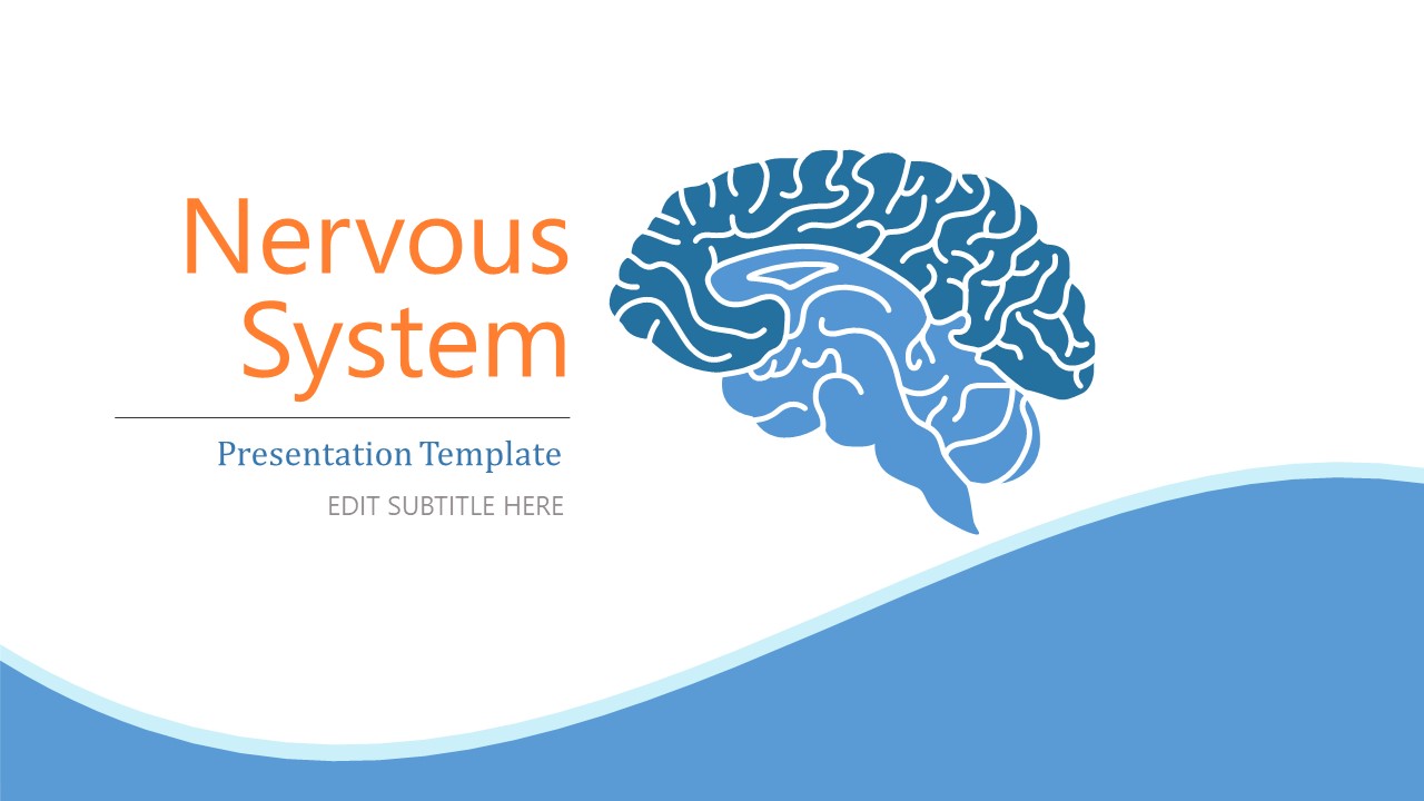 powerpoint presentation nervous system background powerpoint