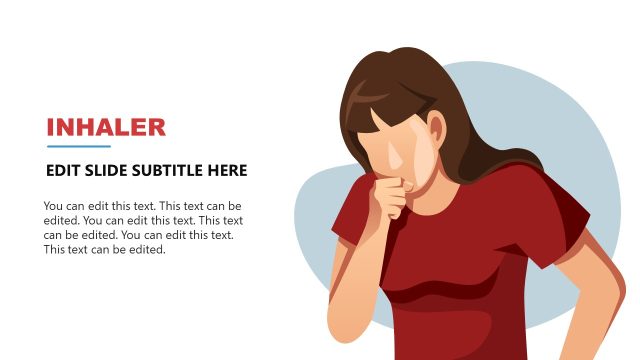 Editable Human Illustration PPT Slide