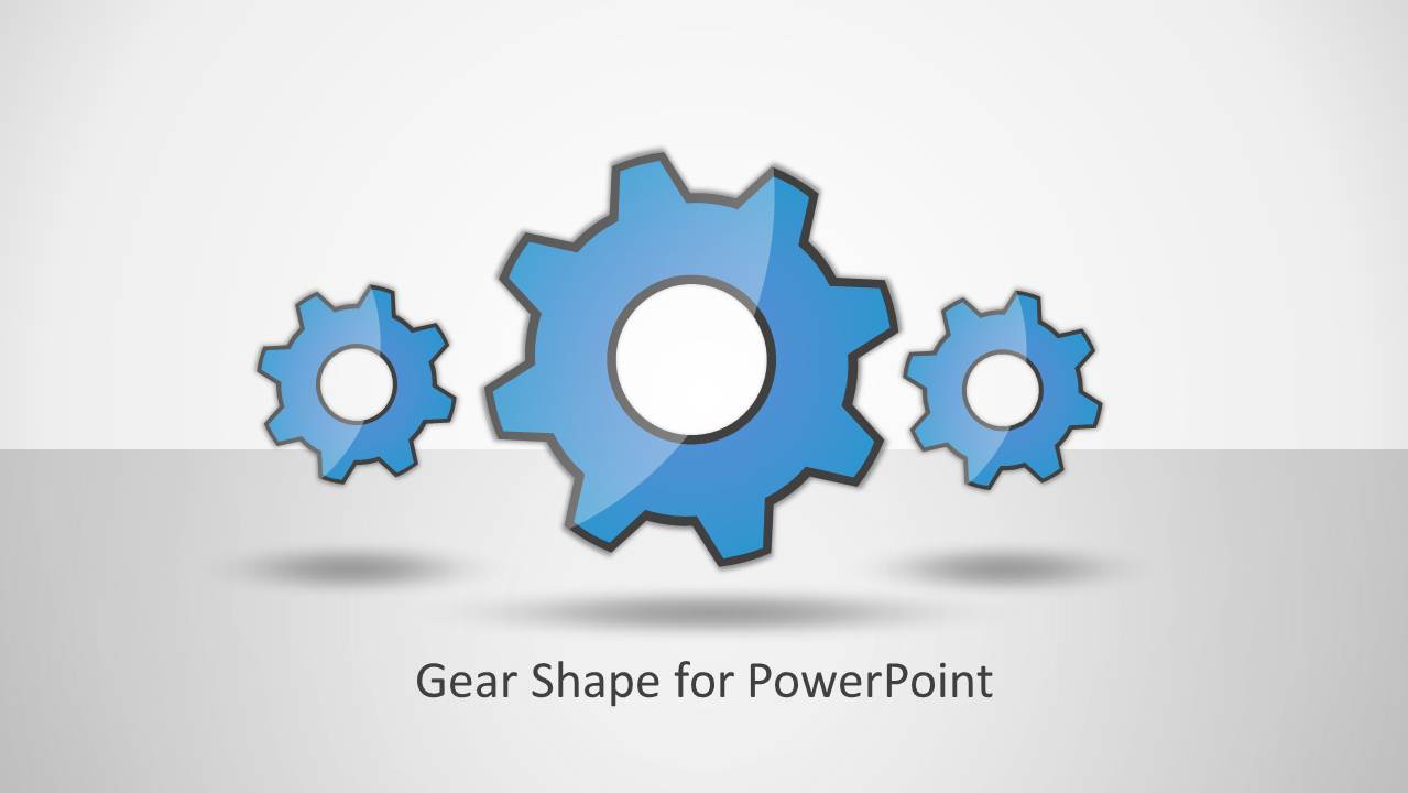 Gear Shape for PowerPoint SlideModel