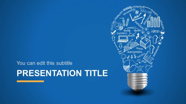 Light Bulb Idea PowerPoint Template