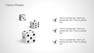 3D Dices Template for PowerPoint