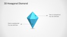 3D Hexagonal Diamond Shapes for PowerPoint - SlideModel