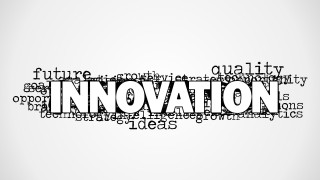 Innovation Word Cloud Picture for PowerPoint - SlideModel