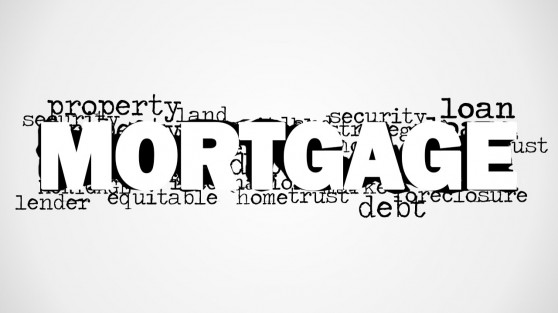 PowerPoint Word Cloud Featuring Mortgage Concept