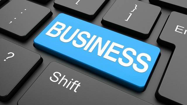 Business Computer Keyword Picture for PowerPoint
