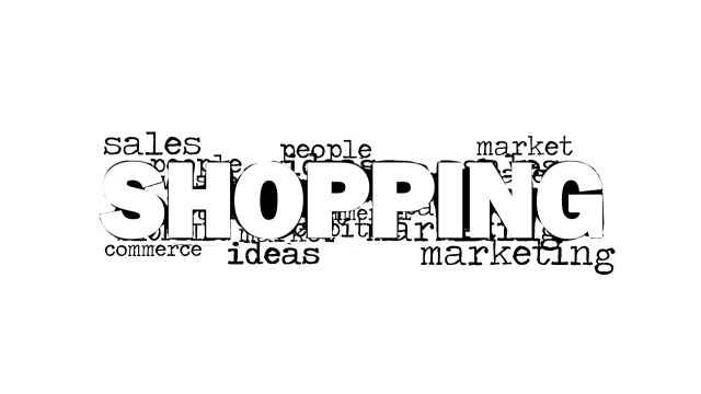 Shopping Keyword Wordcloud Image