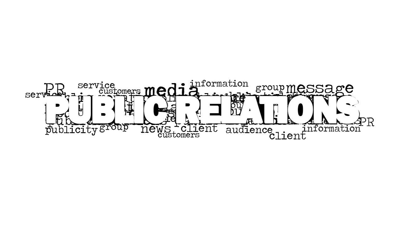 Public Relations Tag Cloud Design