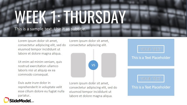 PowerPoint Background Title with Diagrams