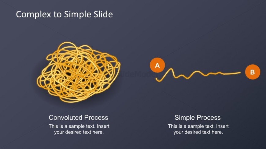 Complex To Simple Spaghetti PowerPoint Diagrams SlideModel