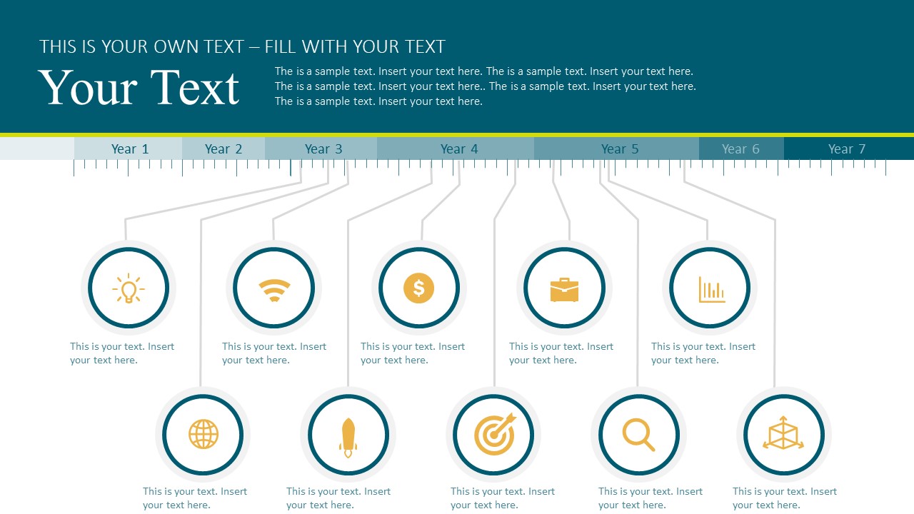 Editable Ppt Horizontal Timeline Slidemodel Images An