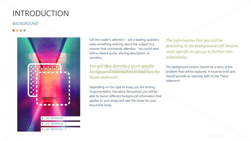 PowerPoint Template Essay Outline Background