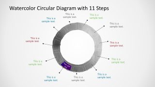 Presentation of Watercolor Design Step 7