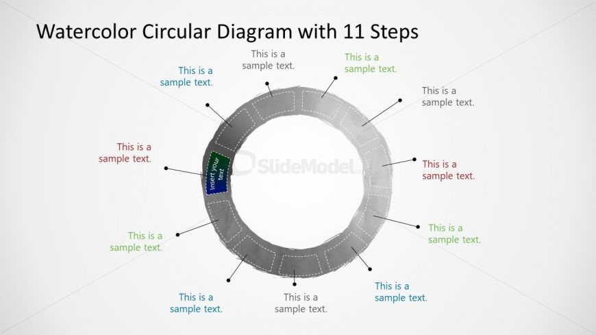 Presentation of Watercolor Design Step 9