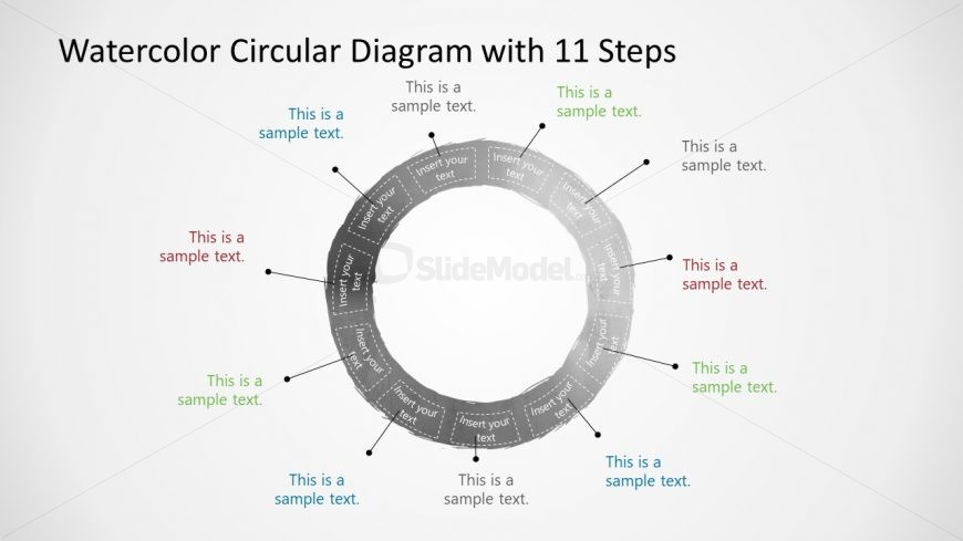 Presentation of Watercolor Design 11 Steps