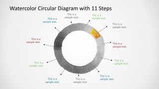 Presentation of Watercolor Design Step 2