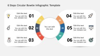 Bowtie Presentation Template for Circular Diagram 