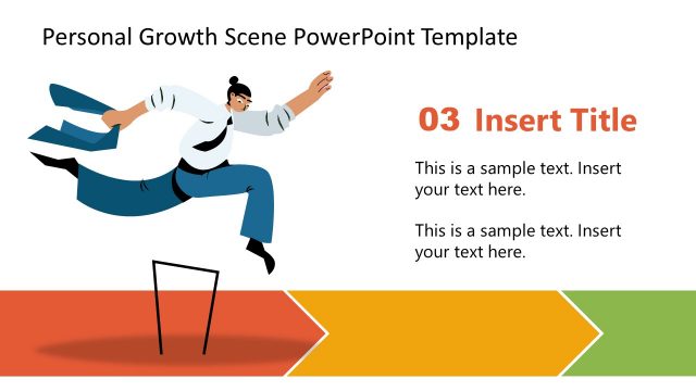 Step 3 Personal Growth PowerPoint Diagram