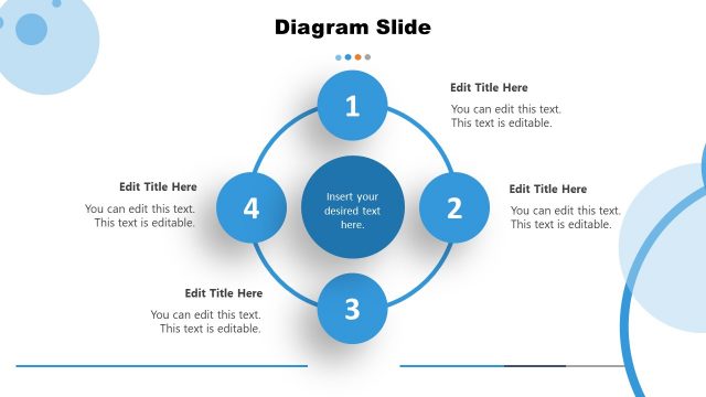 4 Steps PowerPoint Simple Diagram