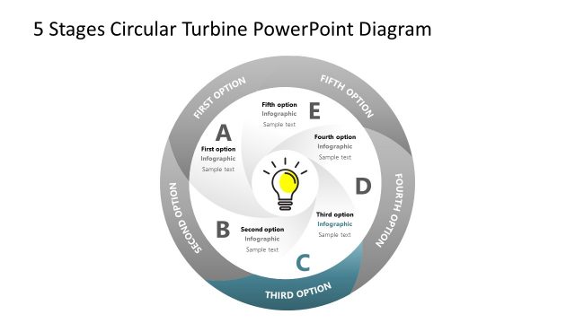 Option 3 Circular Diagram Turbine Shape Template
